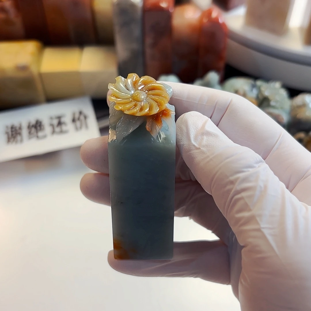 青田石印石苹果等新材料