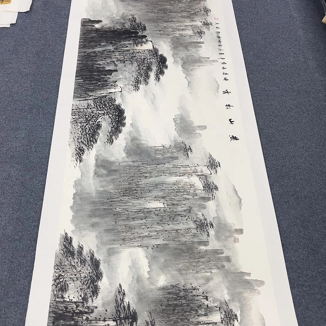 国画作品全场放漏