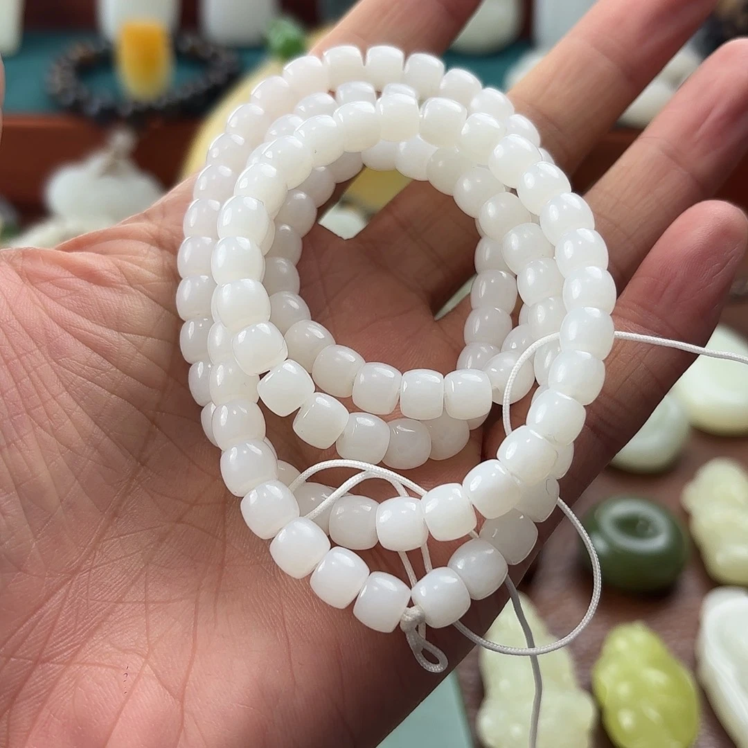 和田玉未镶嵌手链