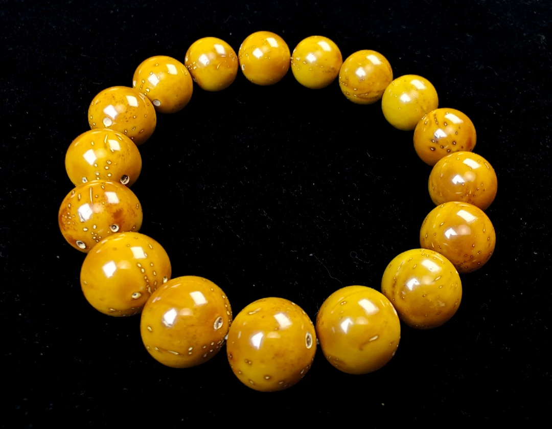 山梧出品【精品-半实心圆珠】紫金鼠手串（一物一图一码）