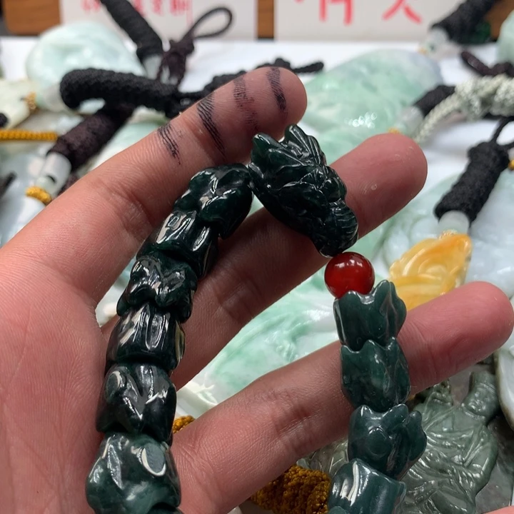 颈饰未镶嵌翡翠保真天然a货翡翠
