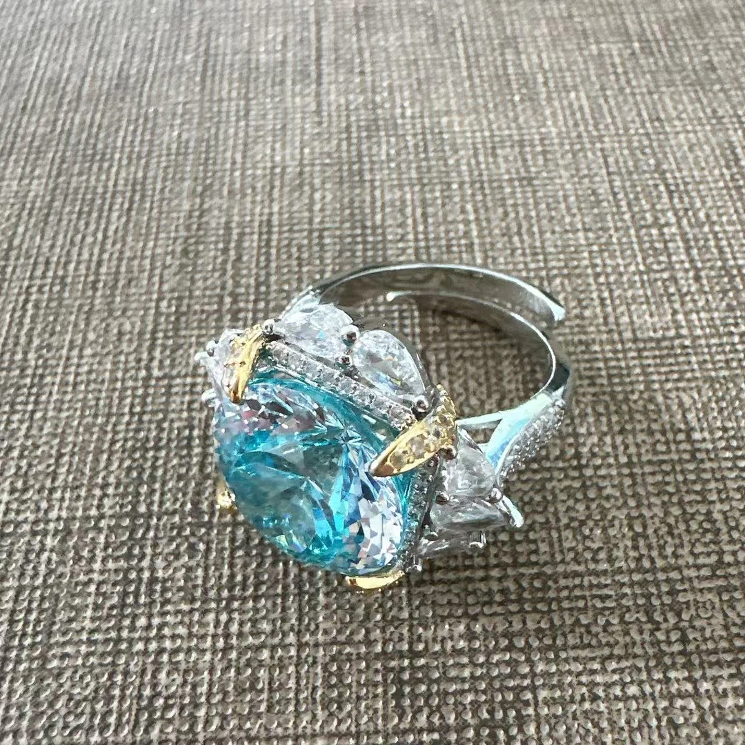 臻选戒指 经典时尚百搭蓝色戒指MLT4