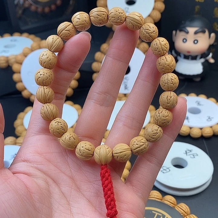 桃核手串奶油11.5 （尺寸误差0.5之间）
