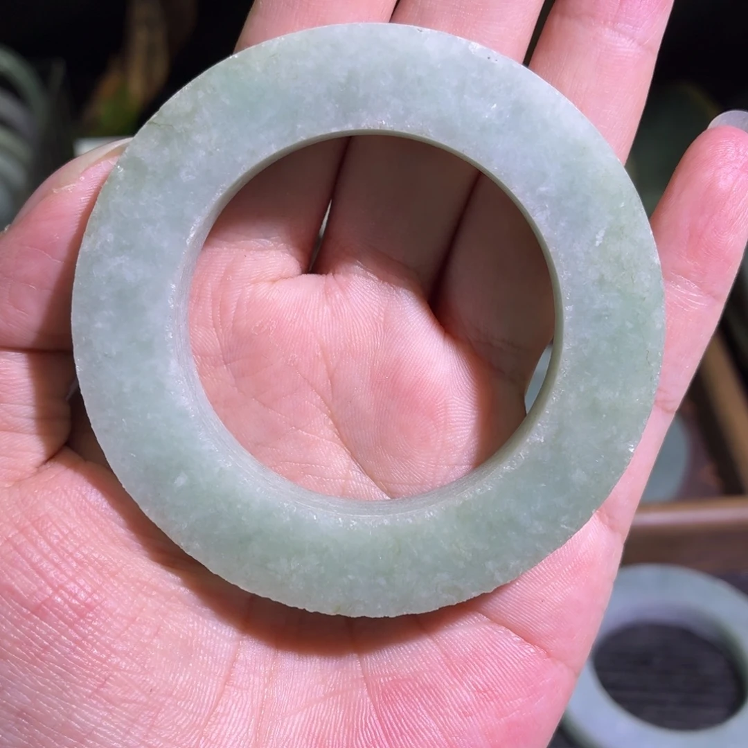定制翡翠未镶嵌缅甸翡翠A货手镯毛胚定制