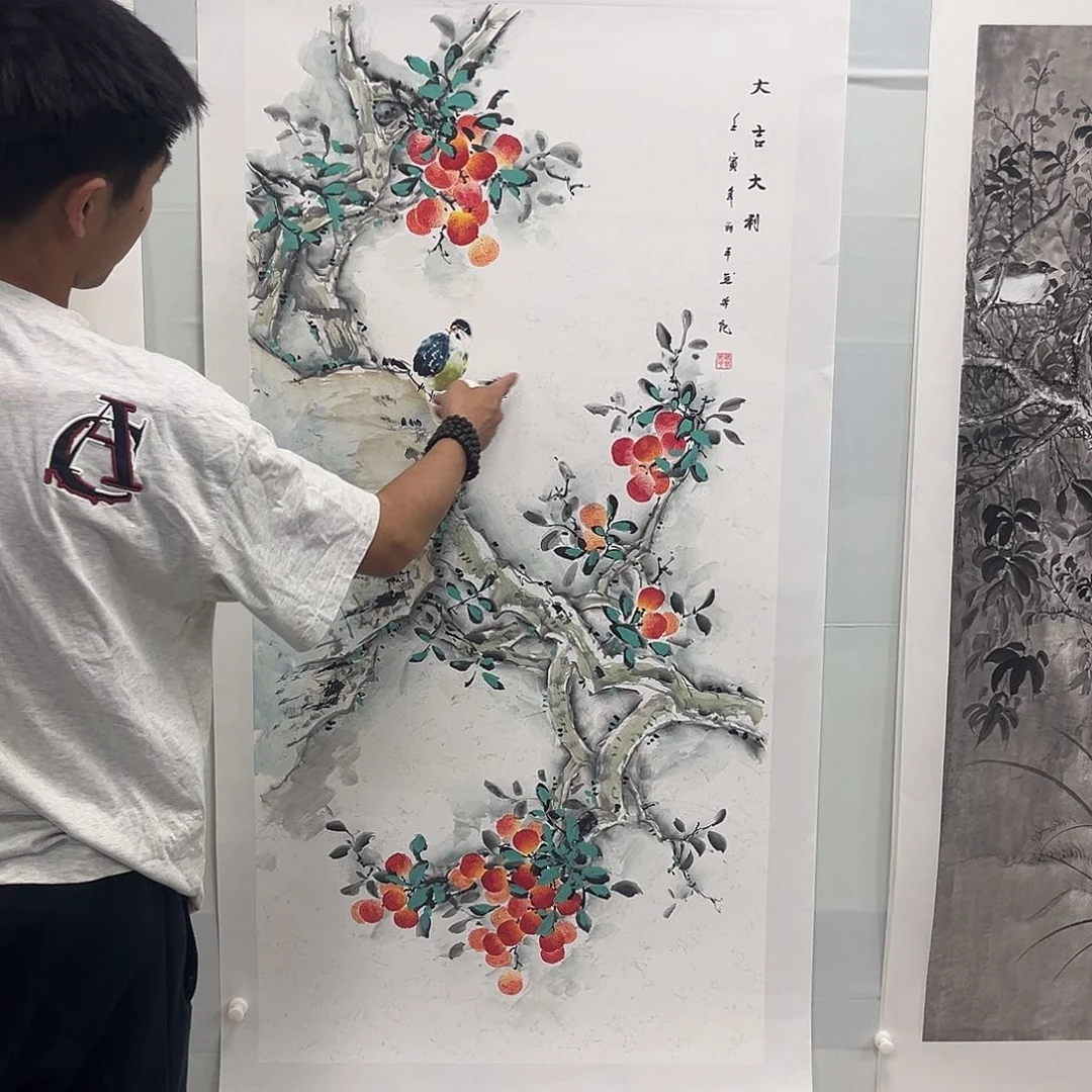 国画宣纸国画纯手绘作品