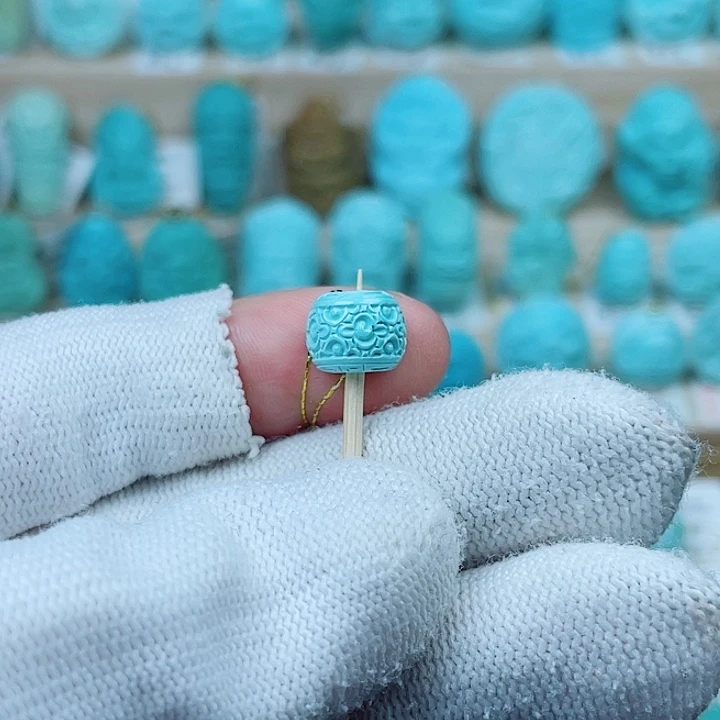 未镶嵌绿松石珠宝奇石配饰卡10