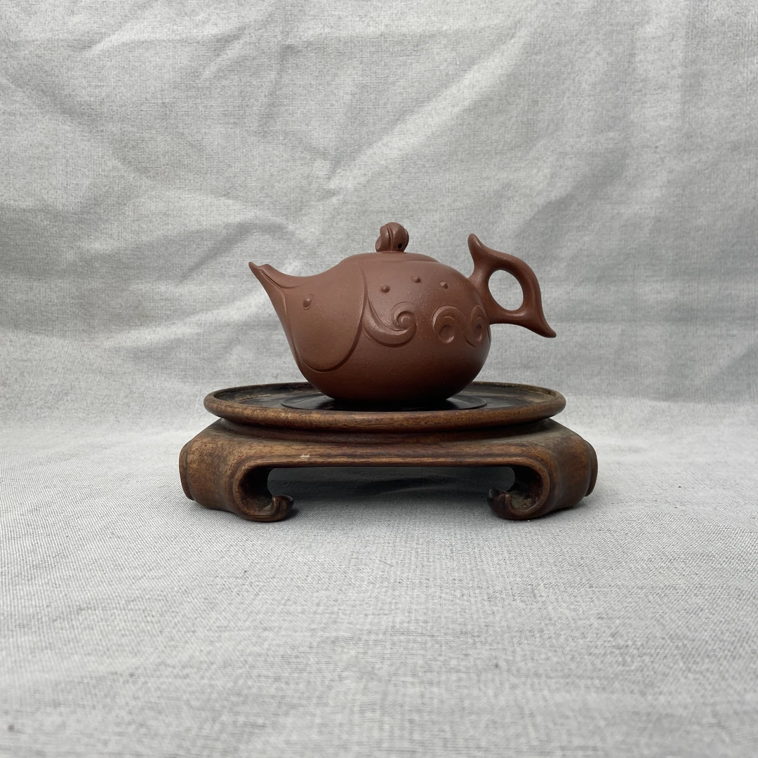 宜兴手工紫砂陶 茶壶GS3493-79