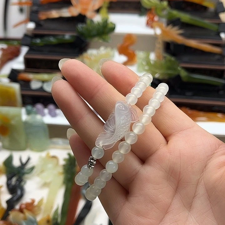蛇纹石玉未镶嵌岫玉发簪