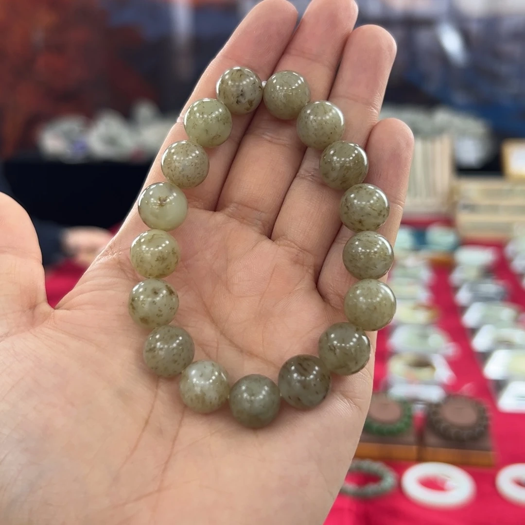 和田玉未镶嵌手串