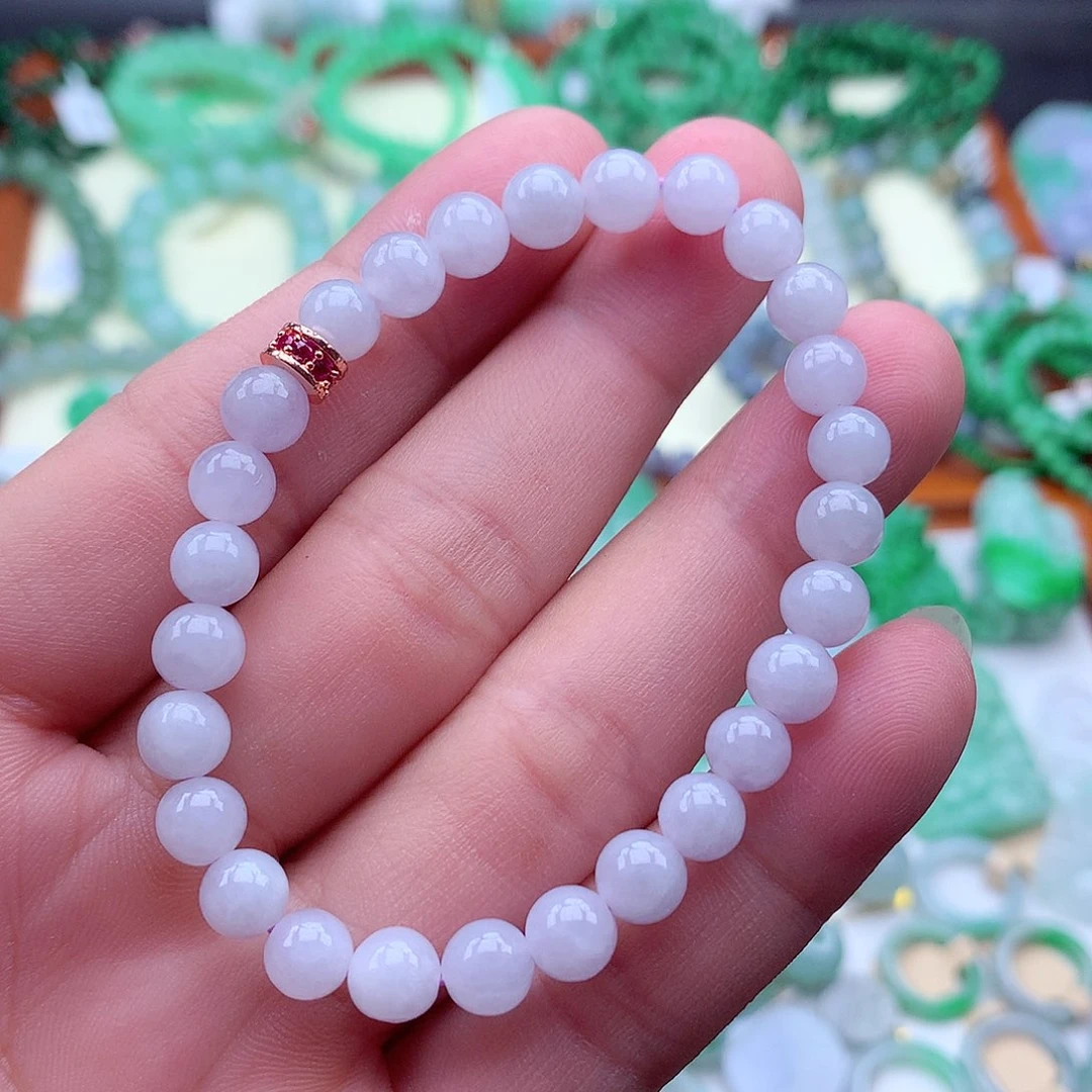 翡翠未镶嵌颈饰手串