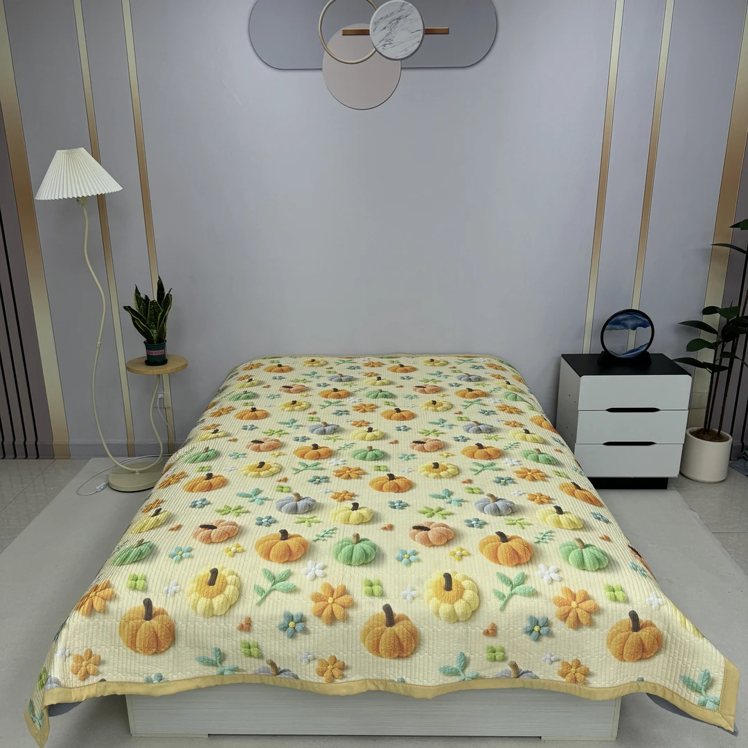 金瓜200*230cm凉席夏季冰丝凉感大床盖亲肤可机洗水洗防滑