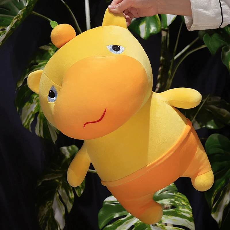 可爱水豚噜噜公仔卡皮巴拉玩偶毛绒玩具睡觉抱枕布娃娃生日礼物女