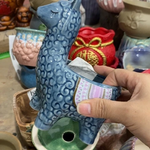 陶瓷大深色羊驼正一个31313313