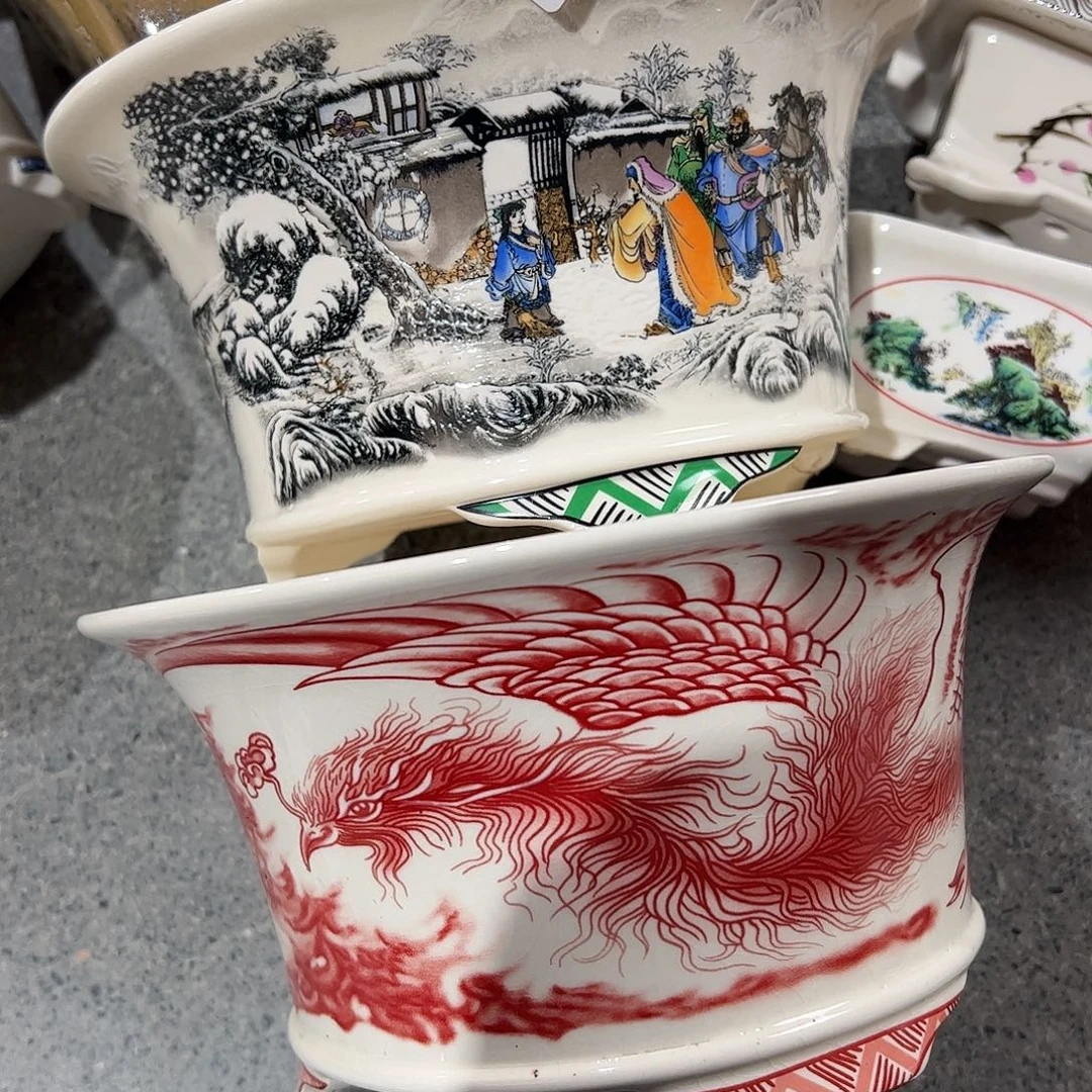 花盆紫砂061号瑕疵2个福利介意勿拍