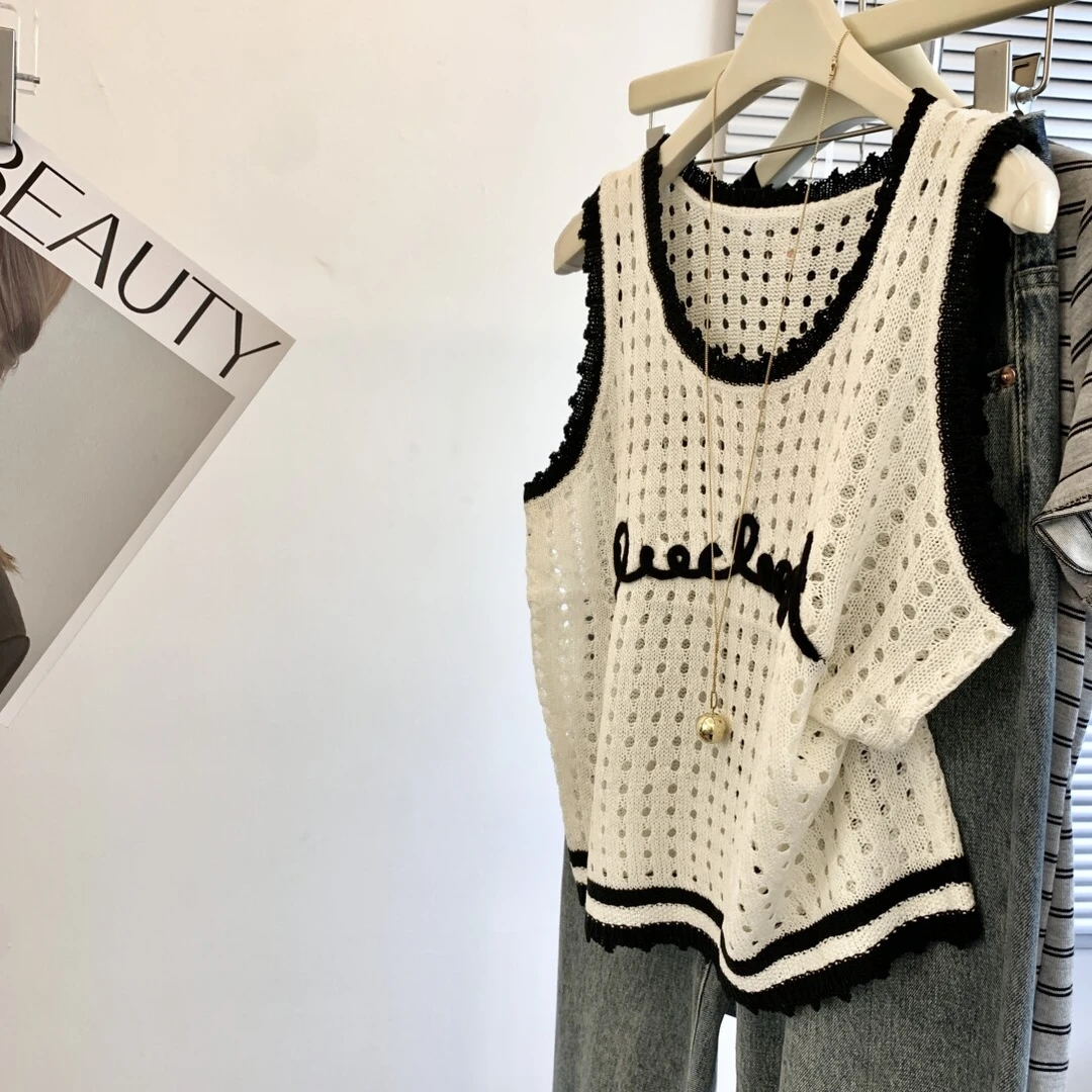 夏季新款法式纯欲辣妹显瘦单穿小上衣时尚高级感无袖背心2025上衣