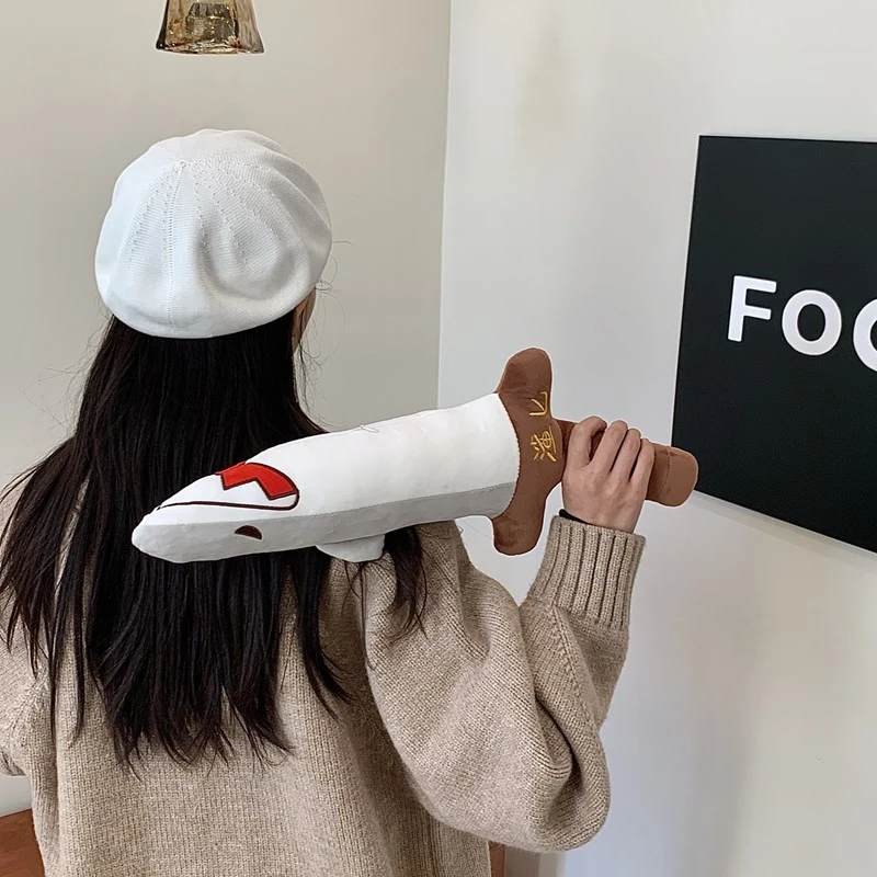 超自然行动组周边小鲨匕玩偶谐音搞怪鲨鱼小鲨匕玩偶送儿童送闺蜜