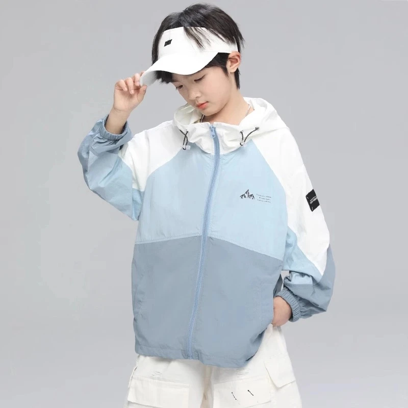 男童夏季防晒衣2025新款夏装防晒服外套中大儿童男孩夏款空调衫服