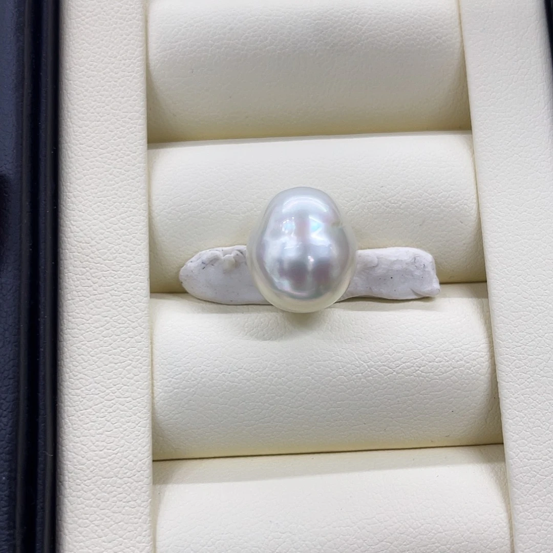 海水珍珠裸珠澳白12-13mm