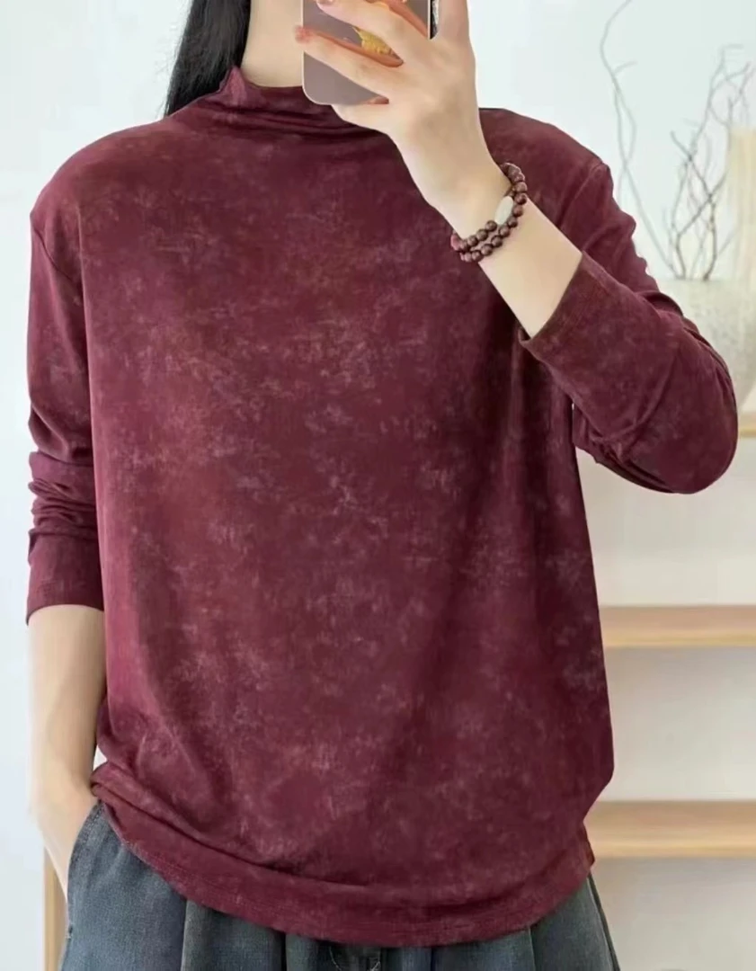 春秋新款长袖打底衫Q0007