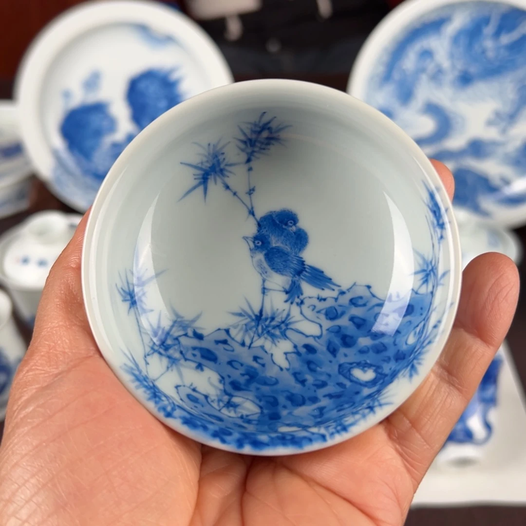 金***z景德镇青花主人杯