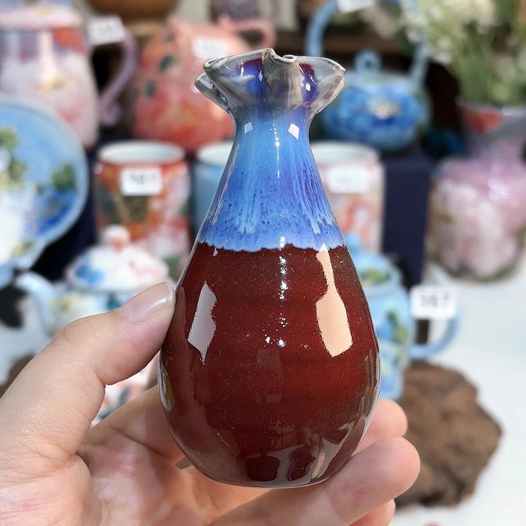 景德镇手绘高温釉下彩陶瓷茶具