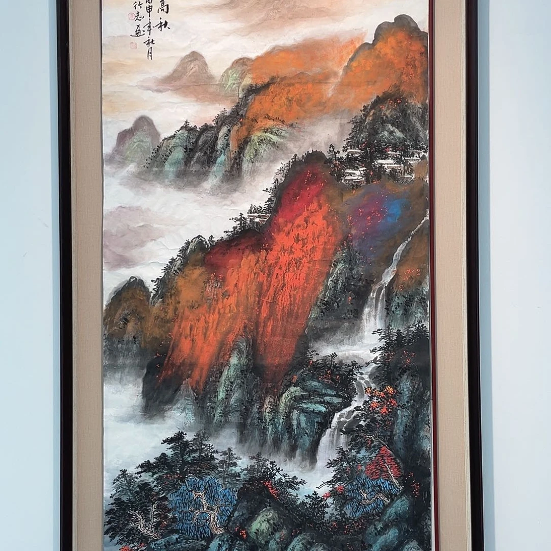 国画凌行志老师手绘国画精品
