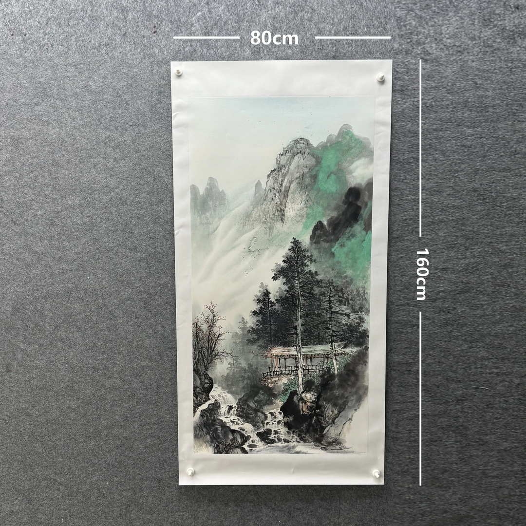 【山水画】张恒禄160*80cm手绘礼盒作品（30）