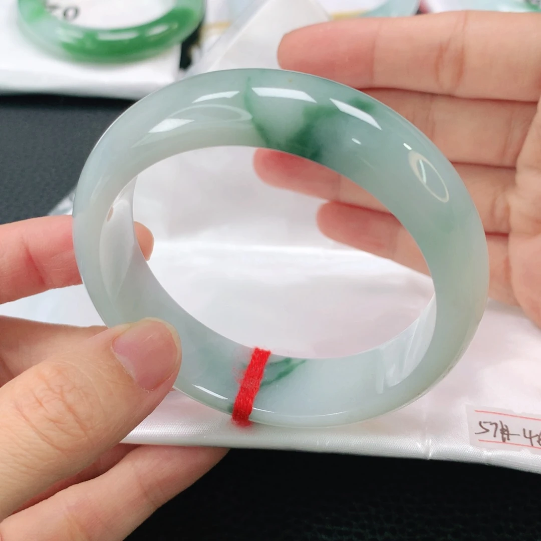 未镶嵌手镯翡翠缅甸57轮胎