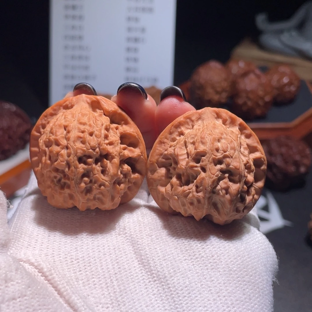 （***）吊坠文玩核桃36.33麒麟帽5052