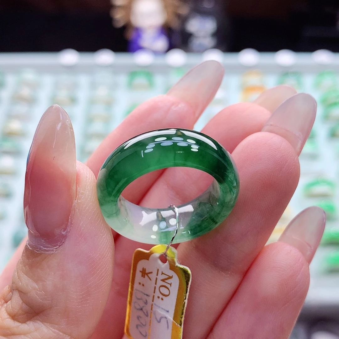 翡翠戒指未镶嵌15号