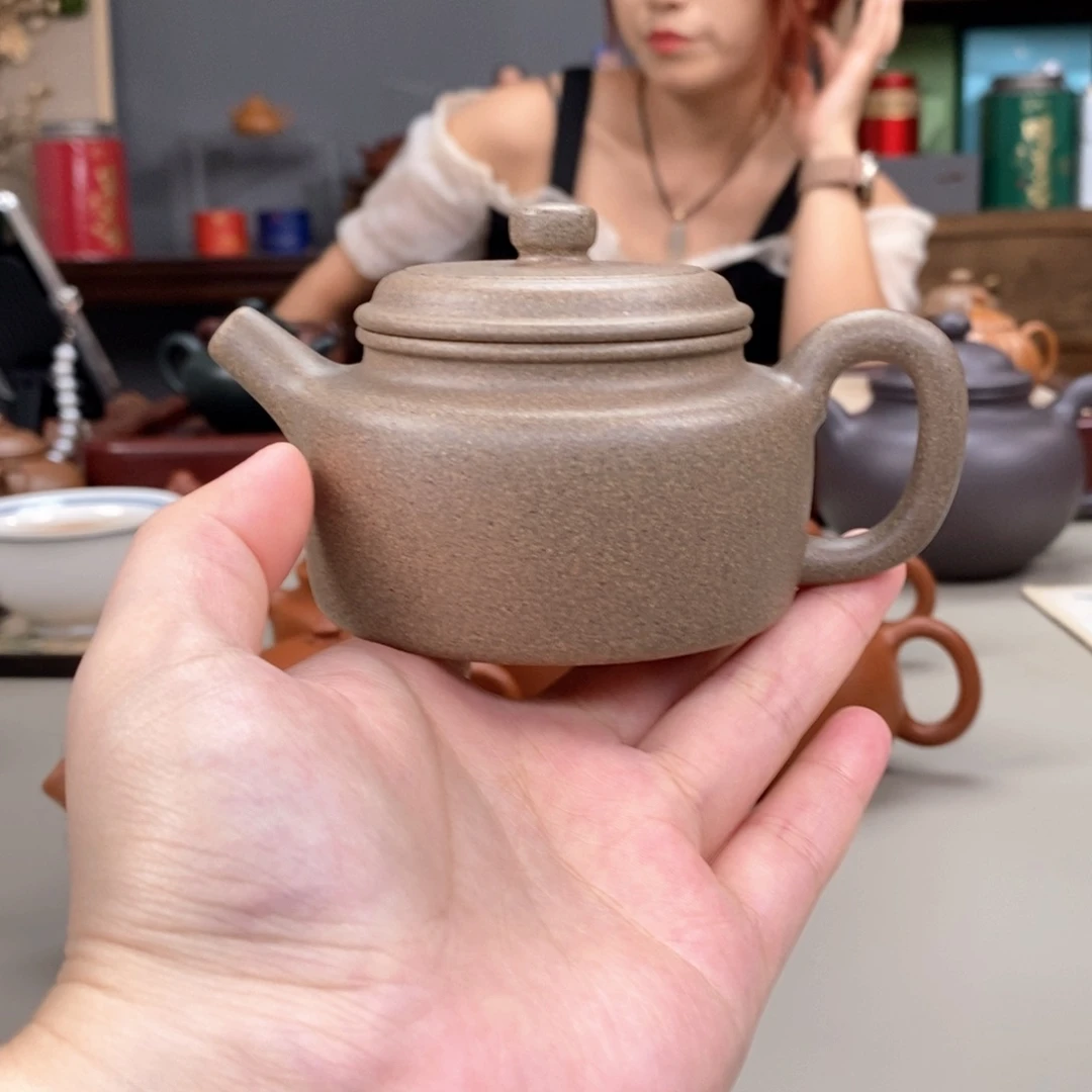 茶壶紫砂黄降坡高温德钟半手150cc