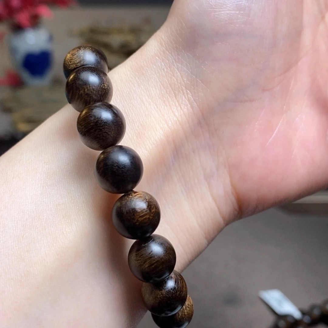 沉香手串越南芽庄白棋楠瘤疤1.0