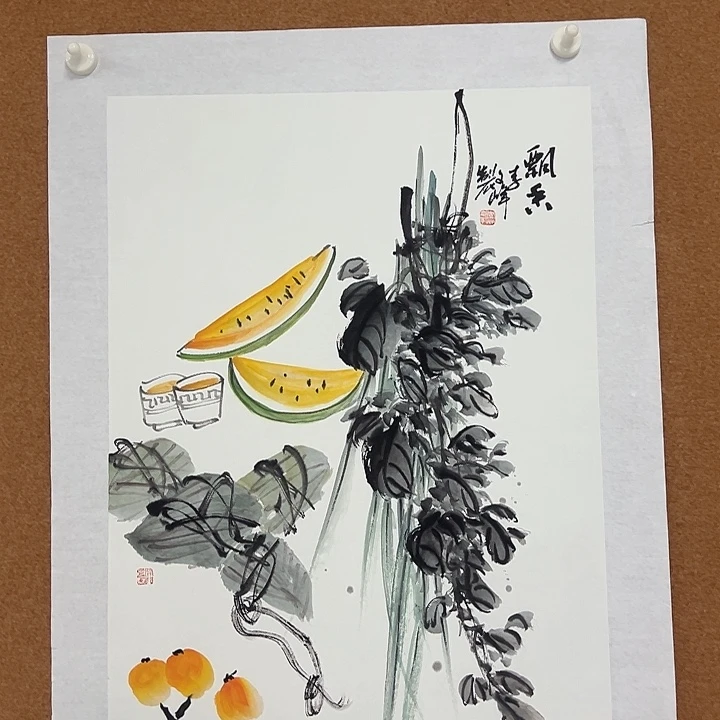 国画李文峰的画作