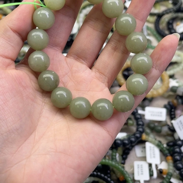 和田玉未镶嵌手链