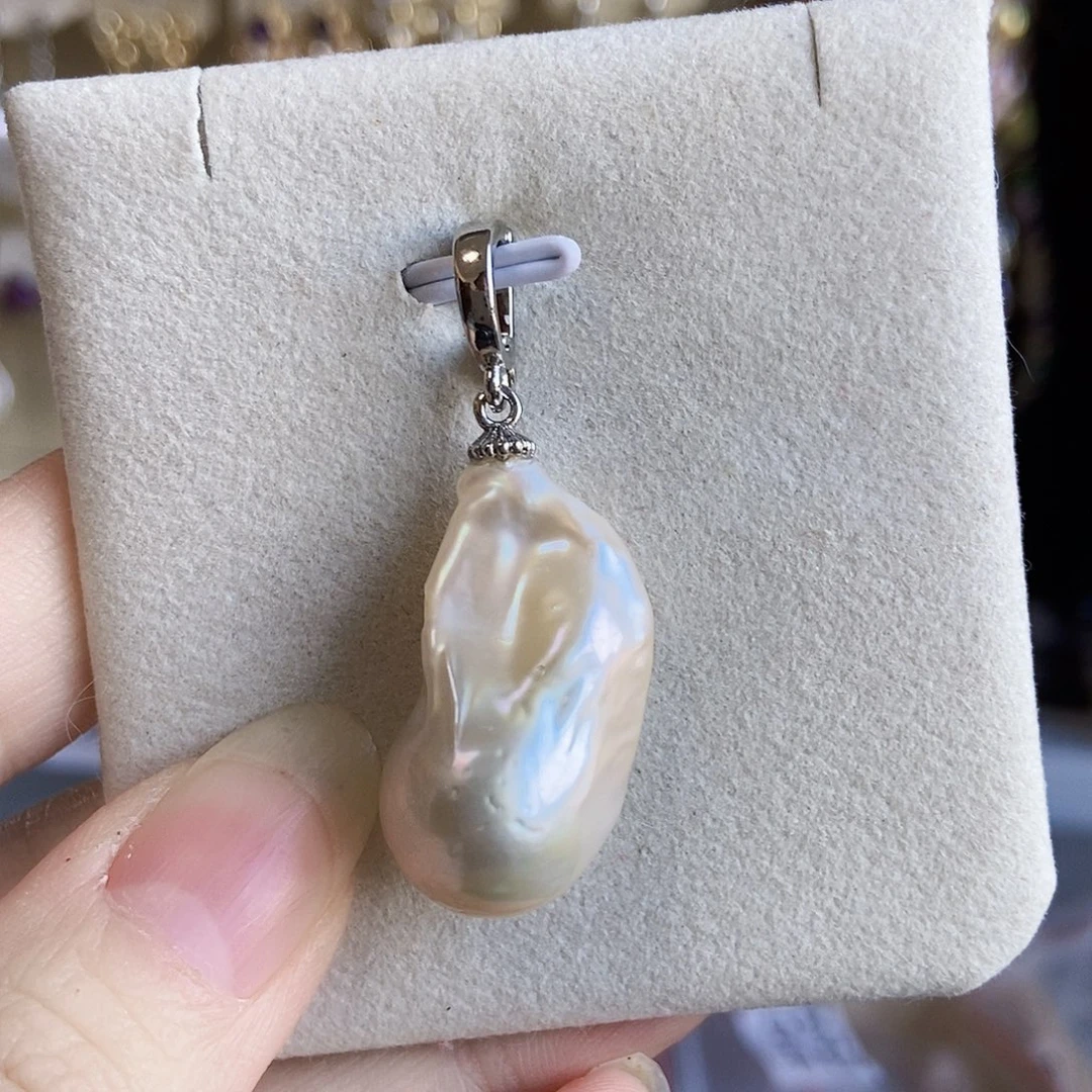 吊坠(不含链)淡水珍珠合金特价3558