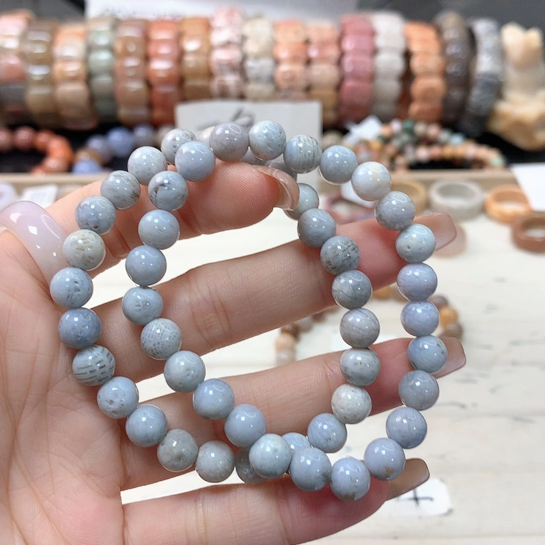 硅化珊瑚（珊瑚玉）手链未镶嵌t**n972