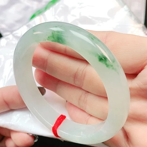 未镶嵌手镯翡翠正圈1844