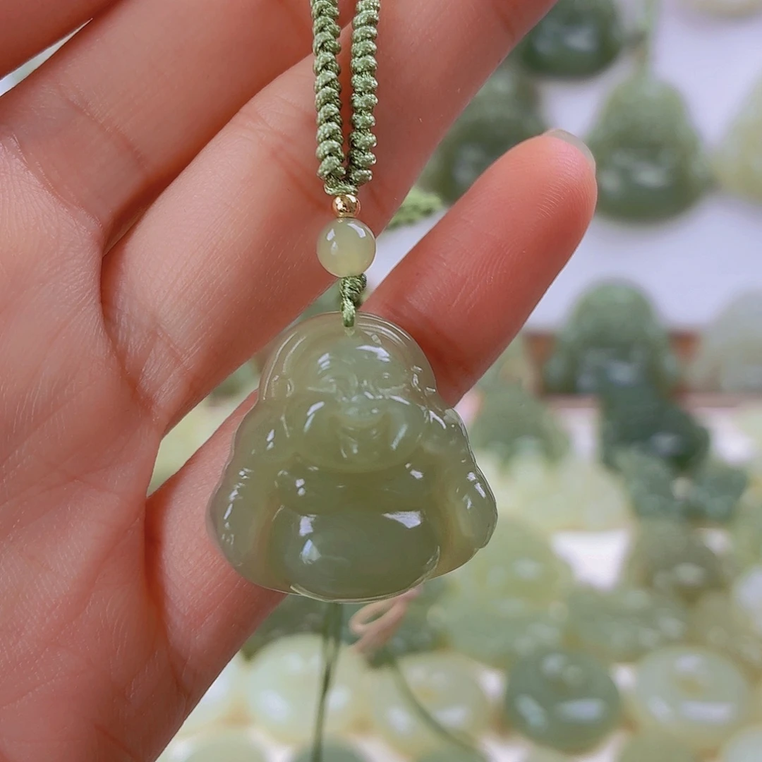 和田玉未镶嵌颈饰25捡漏