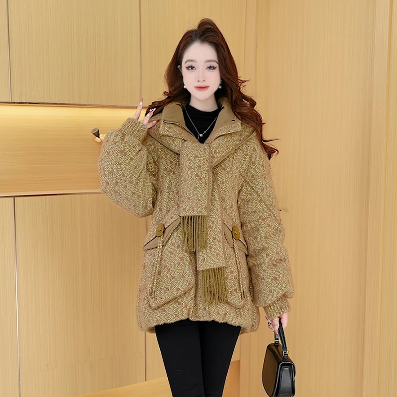 【羽绒服】冬季白鸭绒羽绒服百搭新款时尚莫瑞系穿搭休闲保暖女装