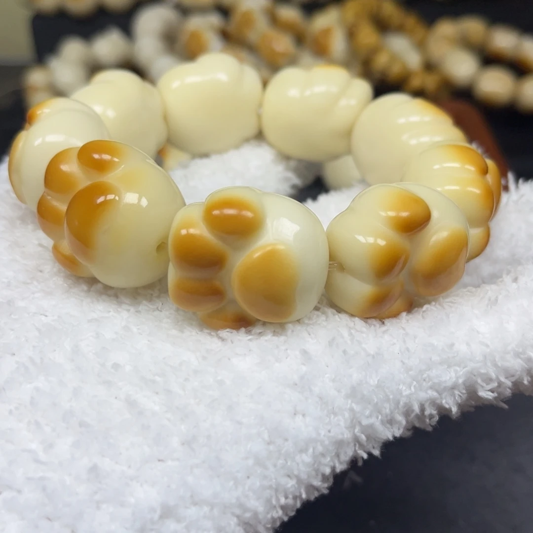 手串菩提根/象牙果9.8.6瑕疵狗抓