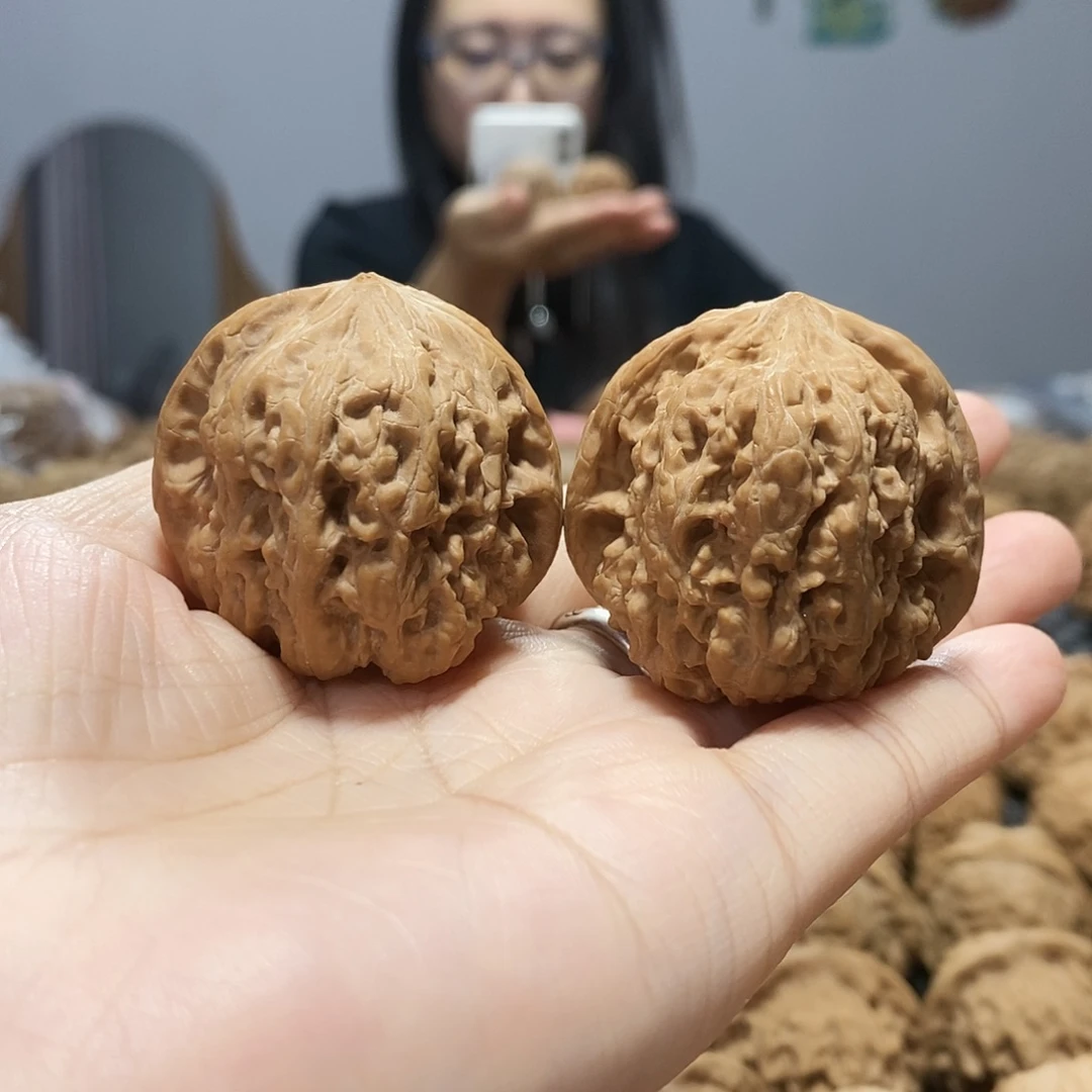 吊坠文玩核桃凹底40