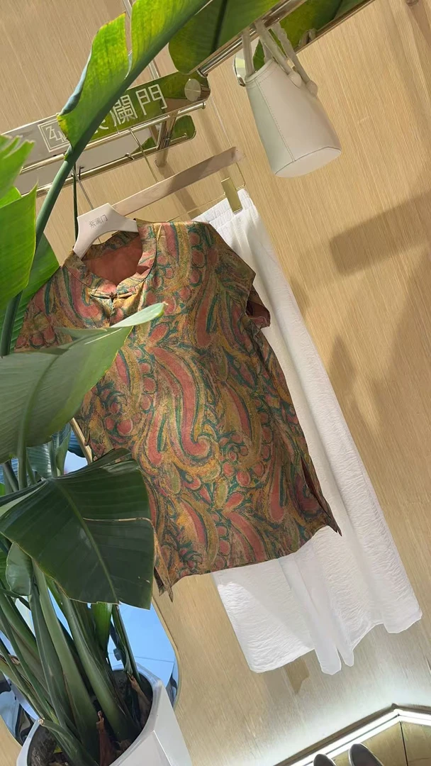 高端时尚气质百搭国风上衣6122