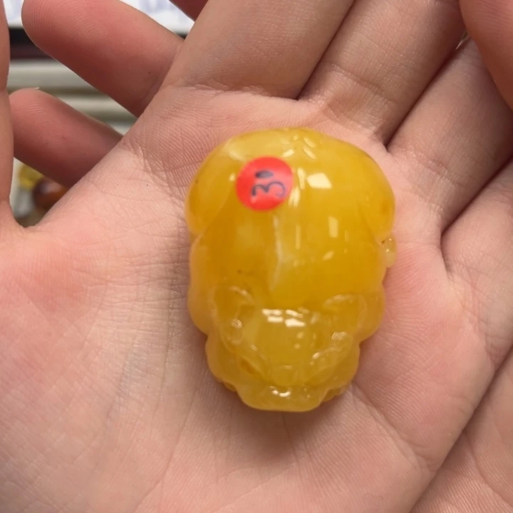 裸石琥珀未镶嵌天然蜜蜡配件