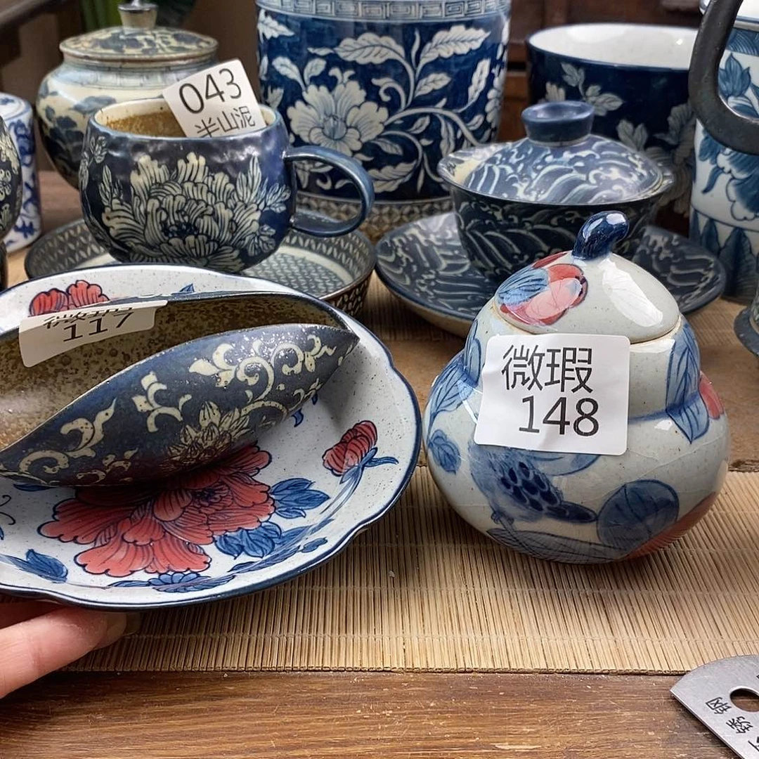 聿*瀚手工手绘青花陶瓷