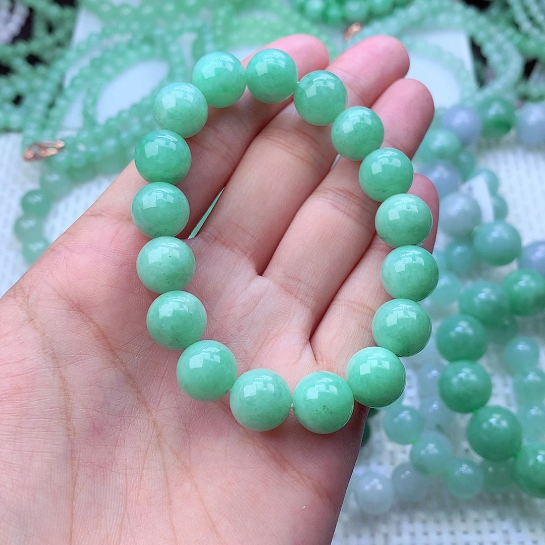 翡翠未镶嵌毛衣链卡11.5