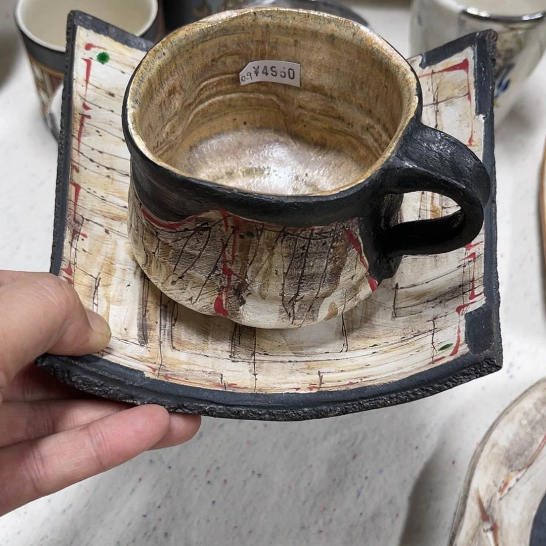 【闪购商品】瓷片O****e咖啡杯套好看好看