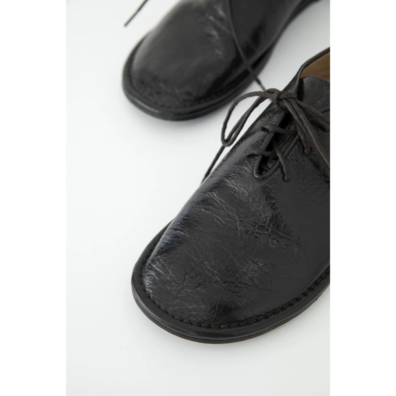 BAYBERYL老贝德比鞋*咖白平底系带圆头百搭时尚鞋9DD5F2822-6/29