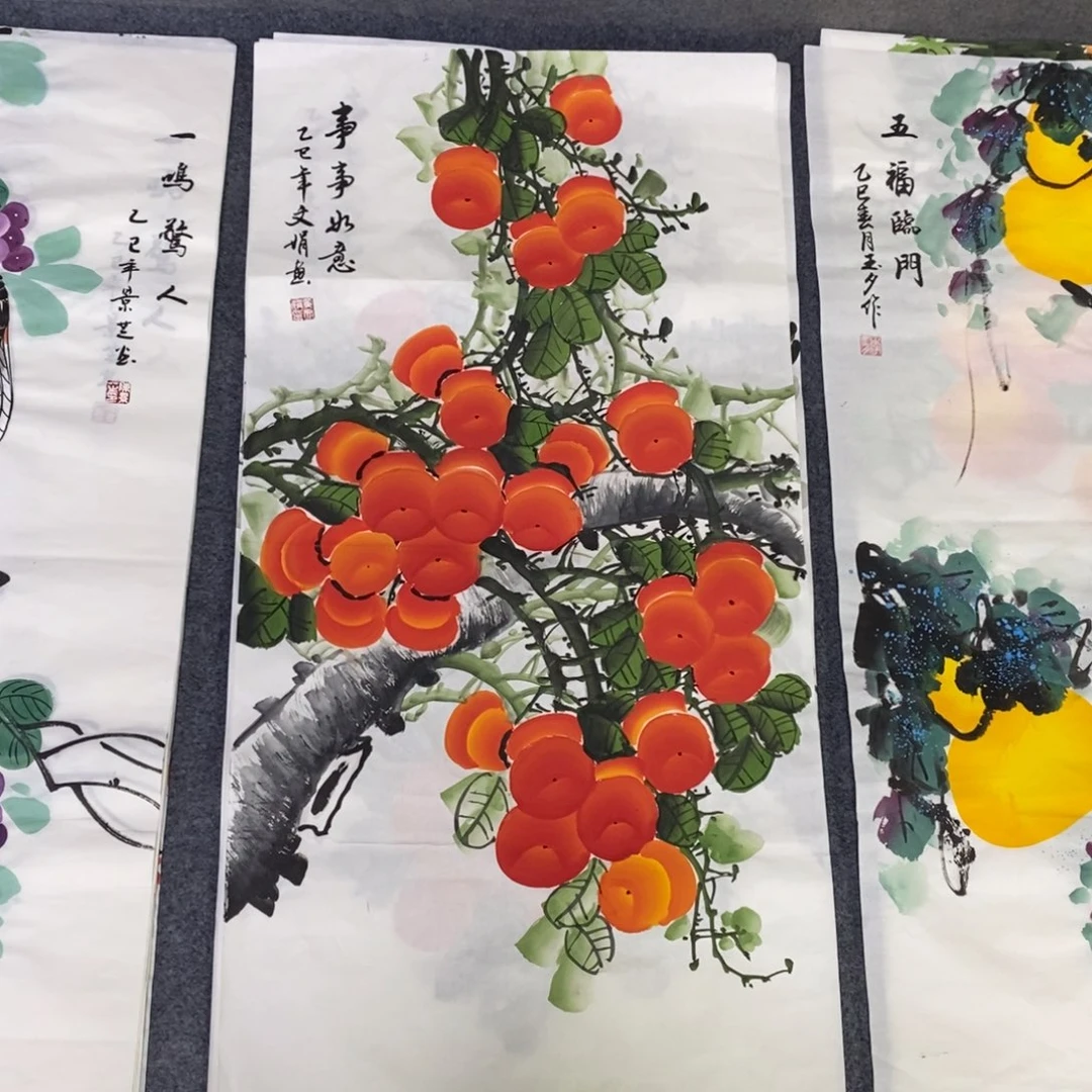 国画尺寸100✖️50三尺手绘画