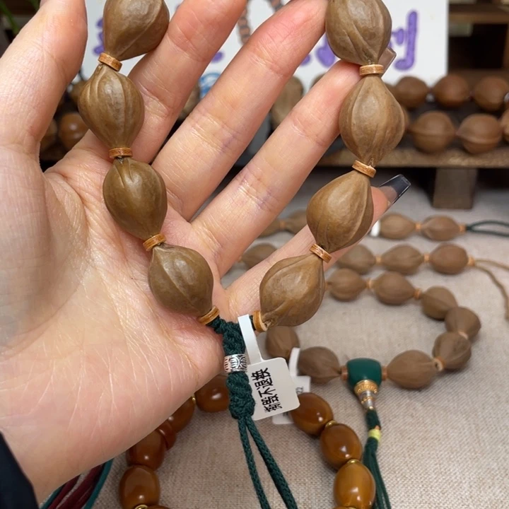 手串/手链橄榄核梅林铁核16.23头货三面佛