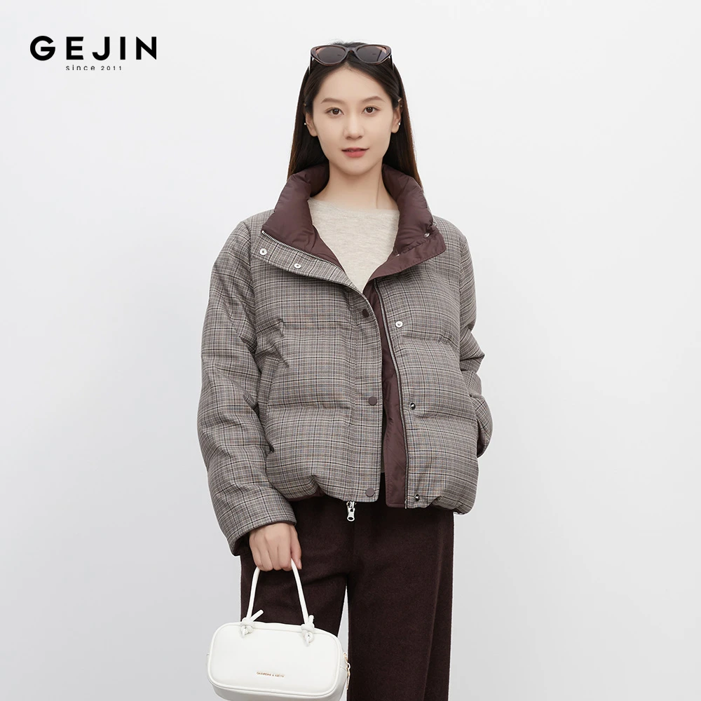 GEJIN/秋冬新款简约百搭微弹力绵羊毛针织打底衫9412562449